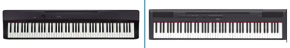 Casio PX160 Vs Yamaha P115 – Detailed Comparison